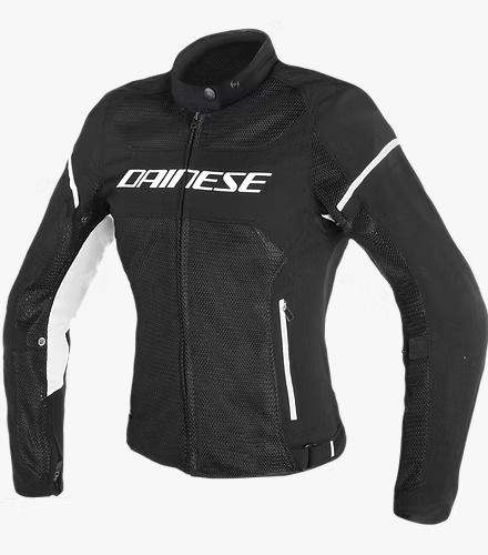Dainese Air Frame D1 Lady Tex Jacket Black/Black/White : Delivery in 5 days 